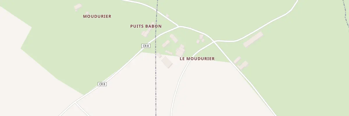Plan du 9 Le Moudurier à Crevant