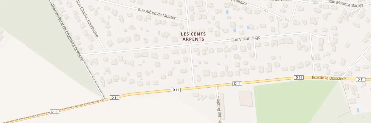 Plan du 9010 Rue Lamartine à Plaisir