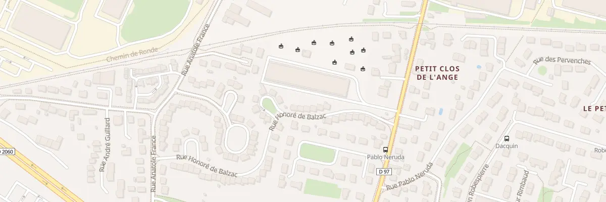 Plan du 10 Rue Honoré de Balzac à Fleury-les-Aubrais