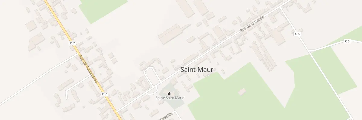 Plan du 23 Rue de la Vallée à Saint-Maur