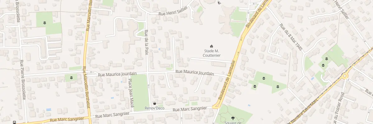 Plan du 25 Rue Maurice Jourdain à Fleury-les-Aubrais