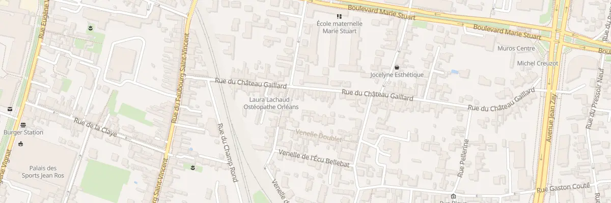 Plan du 24 Rue du Château Gaillard à Orléans