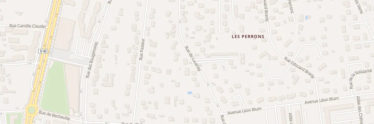 Plan du 30B Rue de Lucenay aux Mureaux