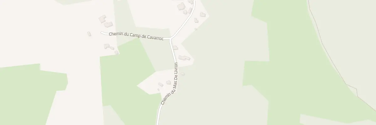 Plan du 5132F Camp de Cavarroc à Carayac