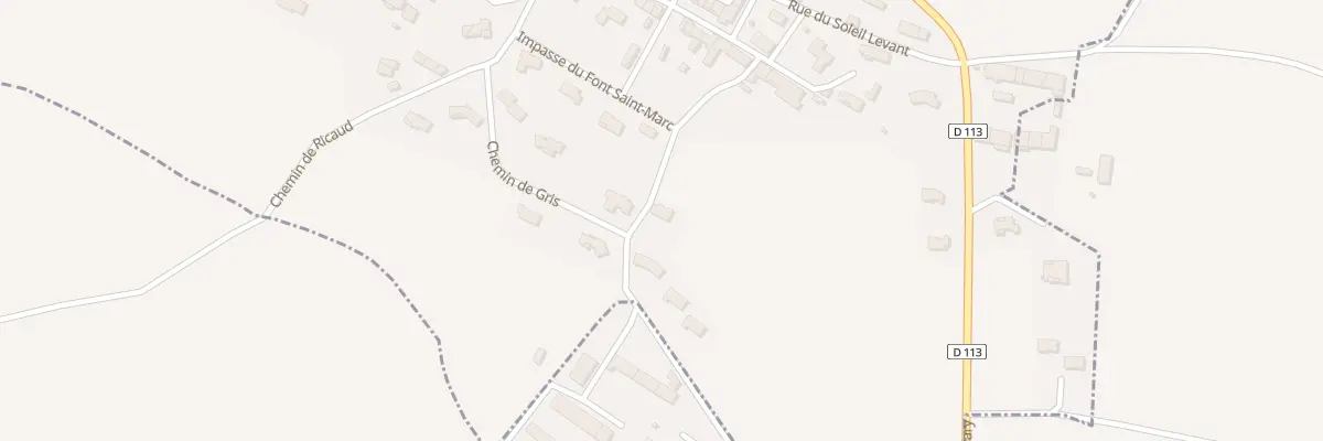 Plan du 84 Che de Gris à Souilhanels