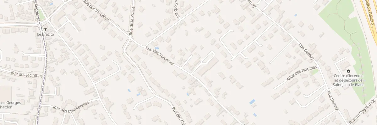 Plan du 21 Rue des Varennes à Saint-Jean-le-Blanc