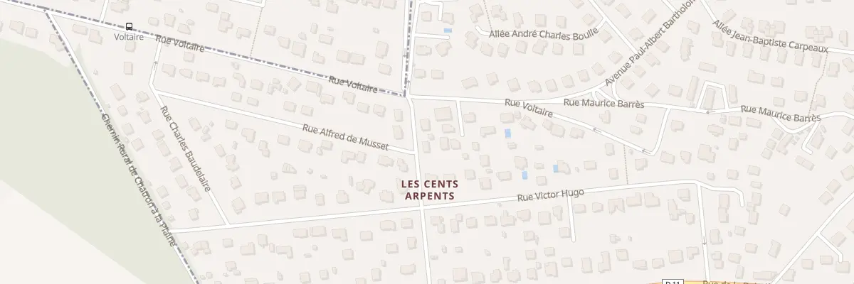 Plan du 2B Rue Lamartine à Plaisir