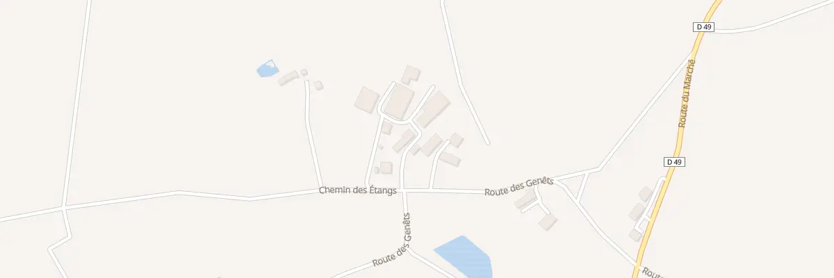 Plan du 241 La Brande à Montipouret
