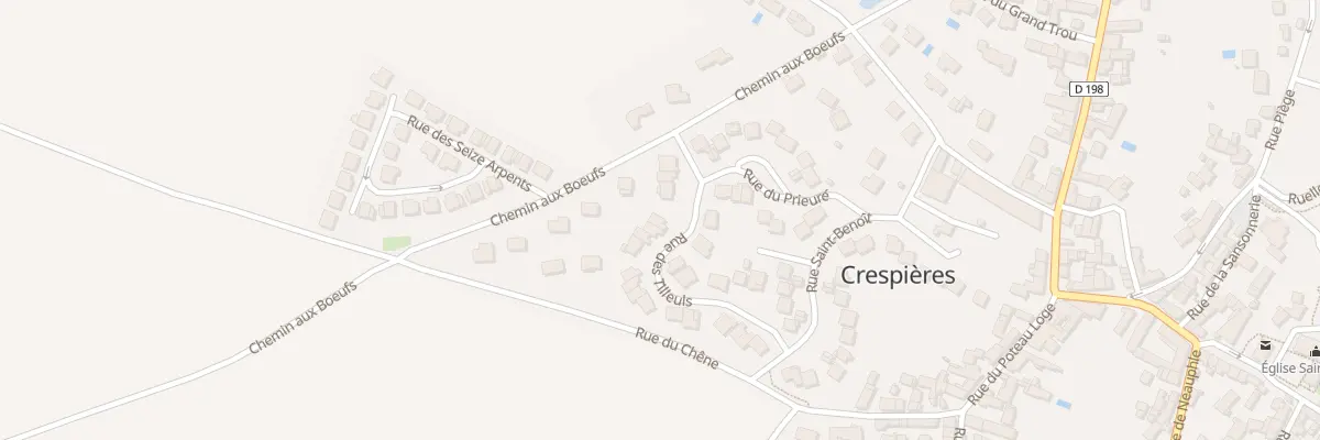 Plan du 8 Rue des Tilleuls à Crespières