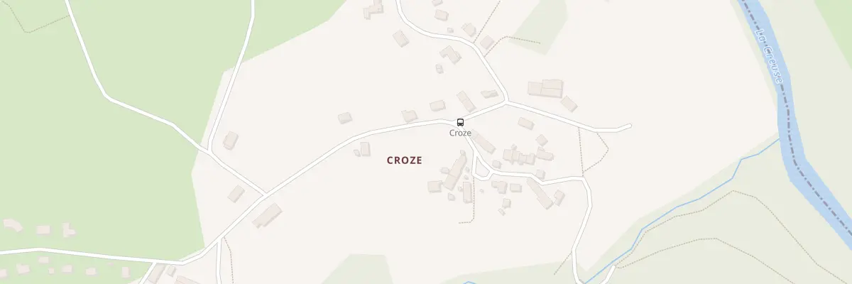 Plan du 30 Croze à Saint-Fiel