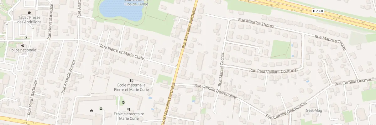 Plan du 3 Rue Camille Desmoulins à Fleury-les-Aubrais