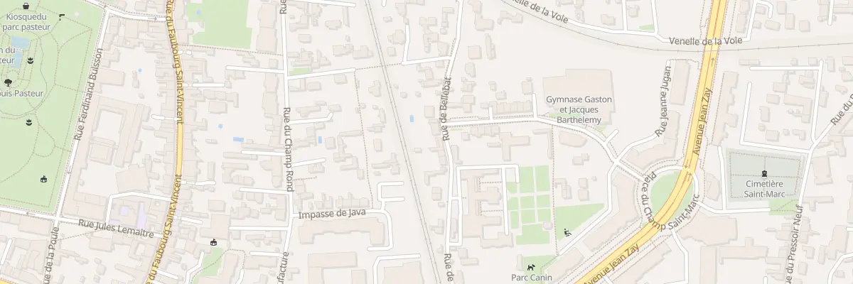 Plan du 11 Rue de Bellebat à Orléans