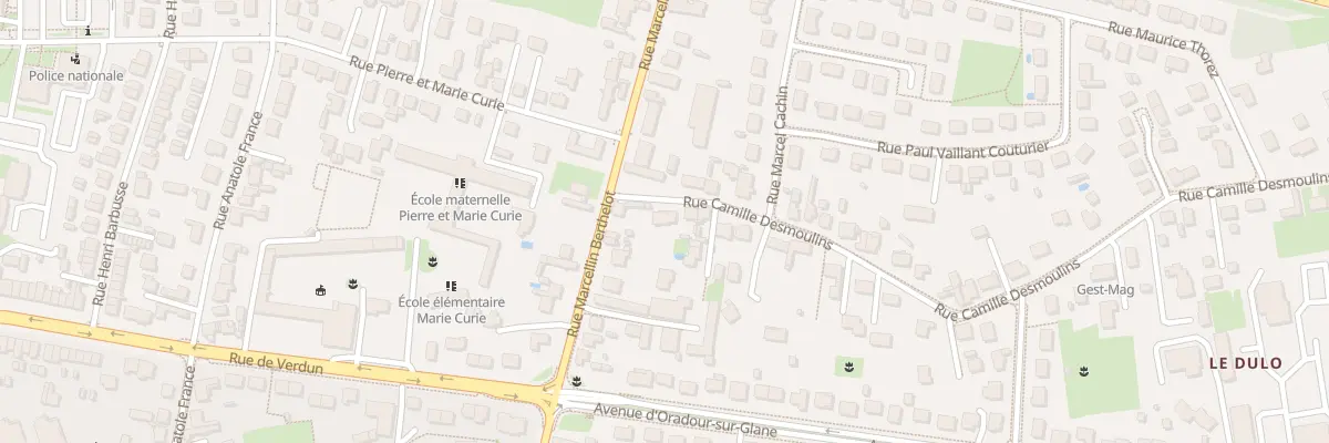 Plan du 4 Rue Camille Desmoulins à Fleury-les-Aubrais