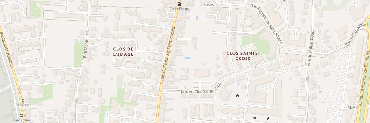 Plan du 248 Rue du Faubourg Saint-Vincent à Orléans