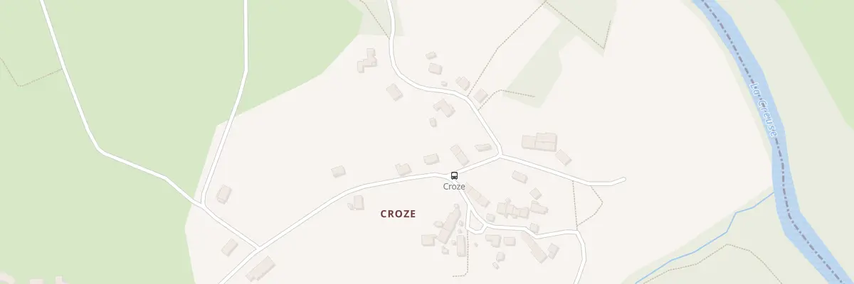 Plan du 21 Croze à Saint-Fiel