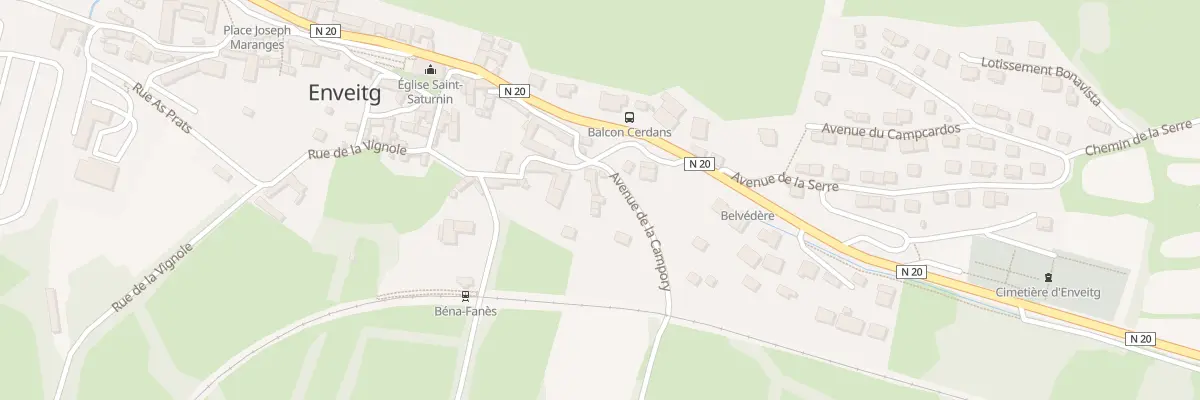 Plan du 4 Av de la Campory à Enveitg