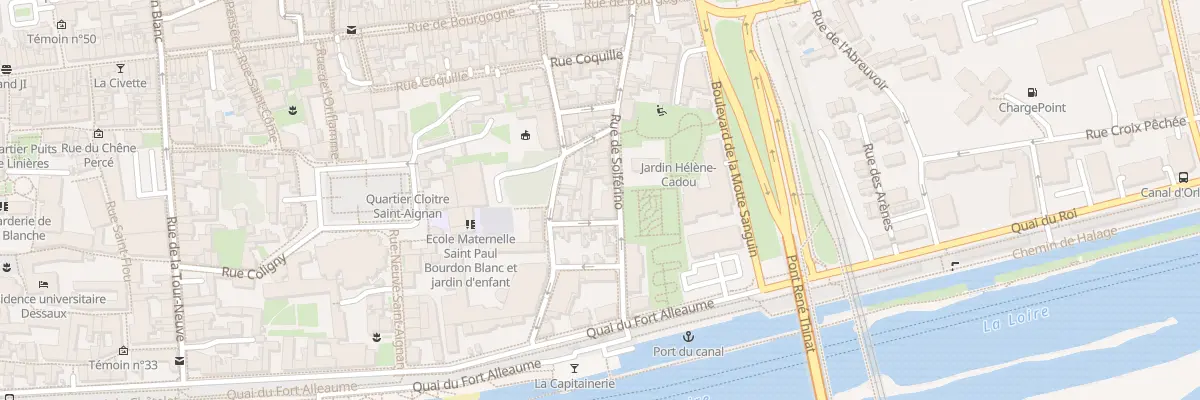 Plan du 3B Rue de Solférino à Orléans