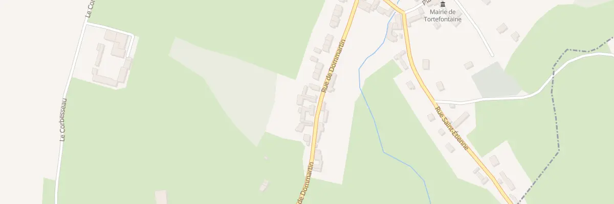 Plan du 40 Rue de Dommartin à Tortefontaine