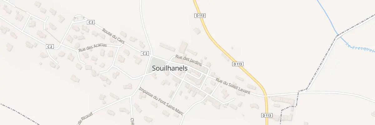 Plan du 9999 Rue de l’Autan à Souilhanels