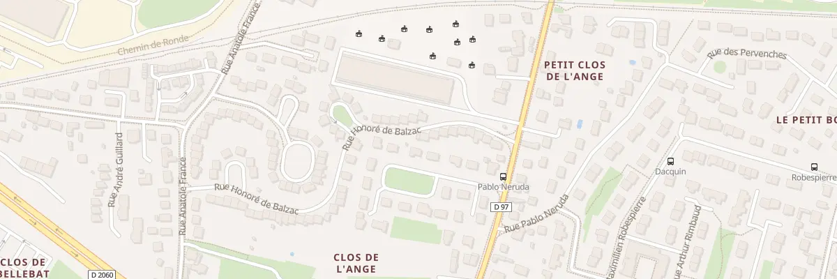 Plan du 17 Rue Honoré de Balzac à Fleury-les-Aubrais