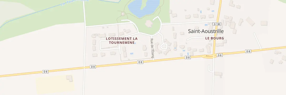 Plan du 2 Rue de l’Etang à Saint-Aoustrille