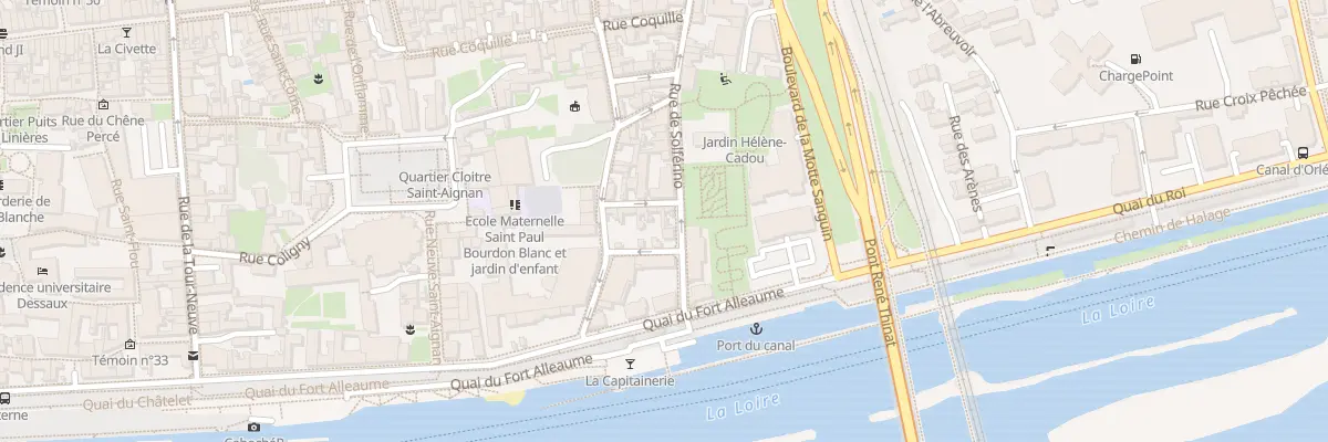 Plan du 1 Rue Treille Motte Sanguin à Orléans