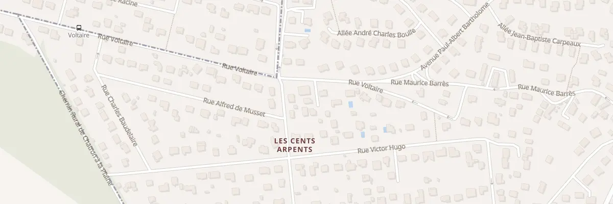 Plan du 5 All Candide à Plaisir