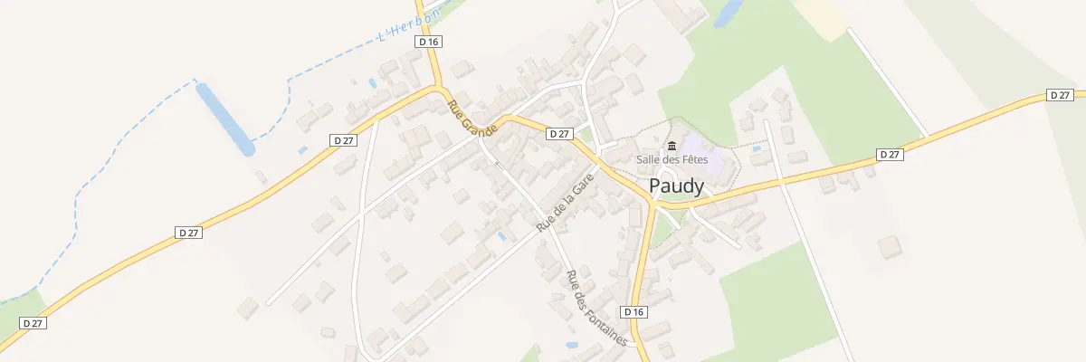 Plan du 5058 Le Bourg à Paudy