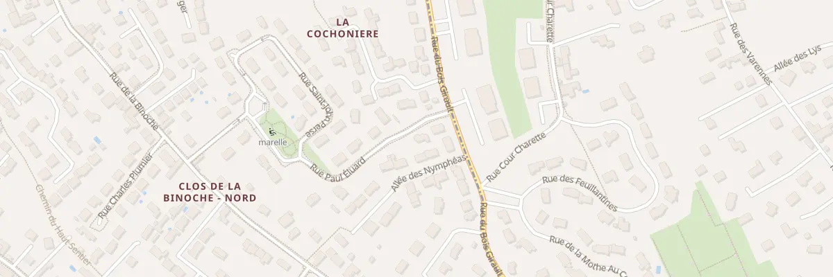 Plan du 3 Rue Paul Eluard à Orléans