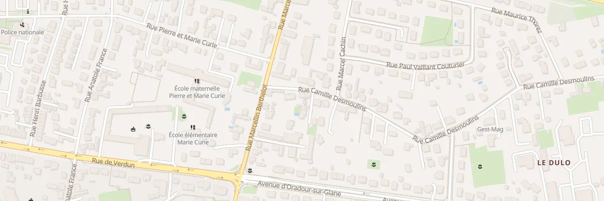 Plan du 6 Rue Camille Desmoulins à Fleury-les-Aubrais
