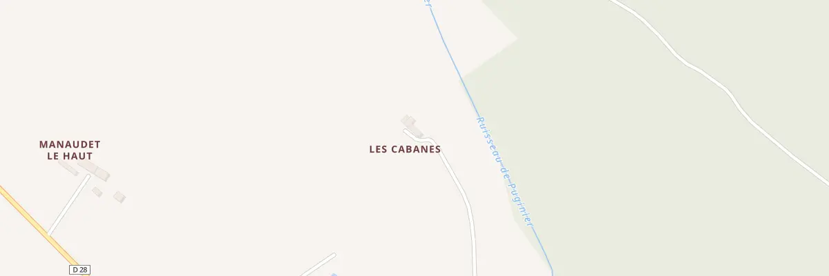 Plan du 49 Les Cabanes à Puginier