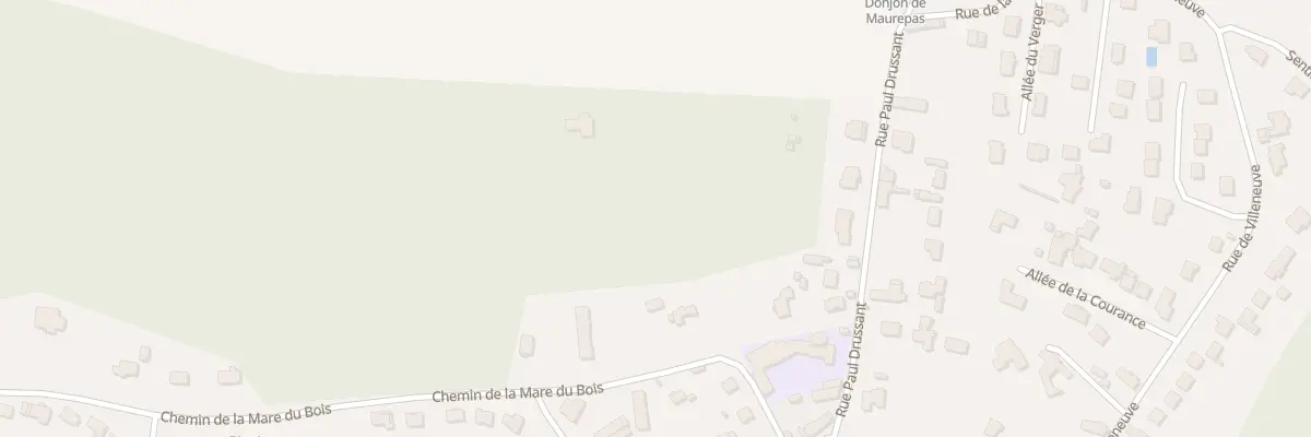 Plan du 10 Che de la Mare du Bois à Maurepas