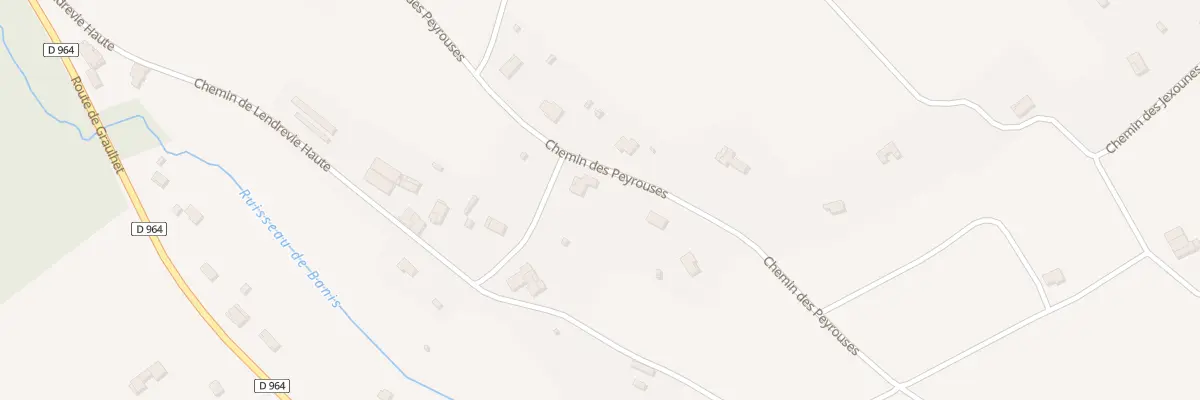 Plan du 774 Che de Lendrevie Haute à Brens