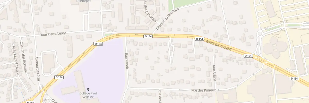 Plan du 12B Rte de Verneuil aux Mureaux