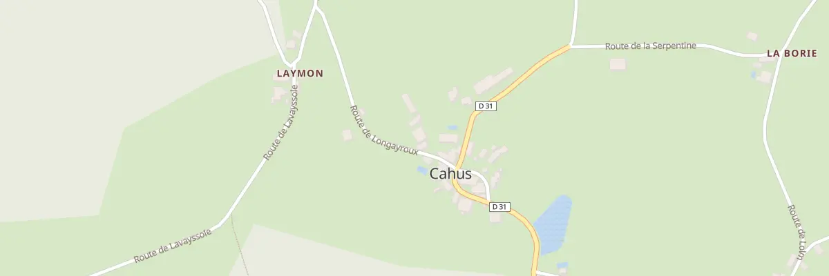 Plan du 5003 Cahus Nord à Cahus