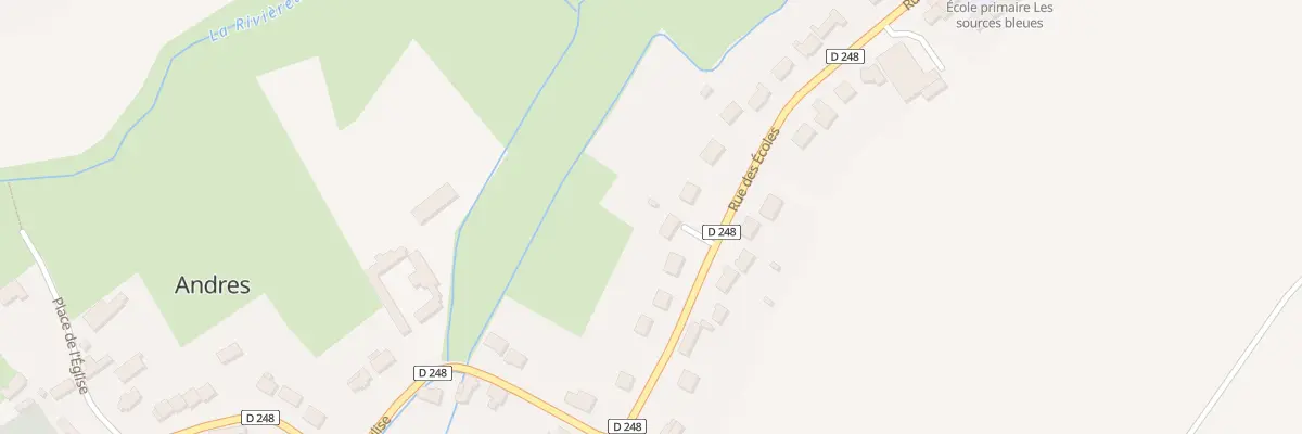 Plan du 286 Rue des Ecoles à Andres