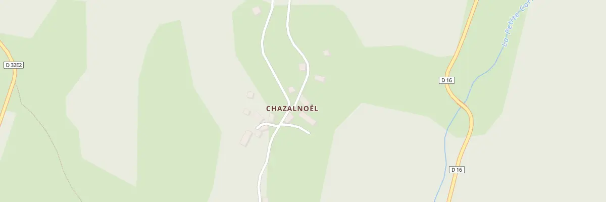 Plan du 15 Chazalnoel à Grandsaigne