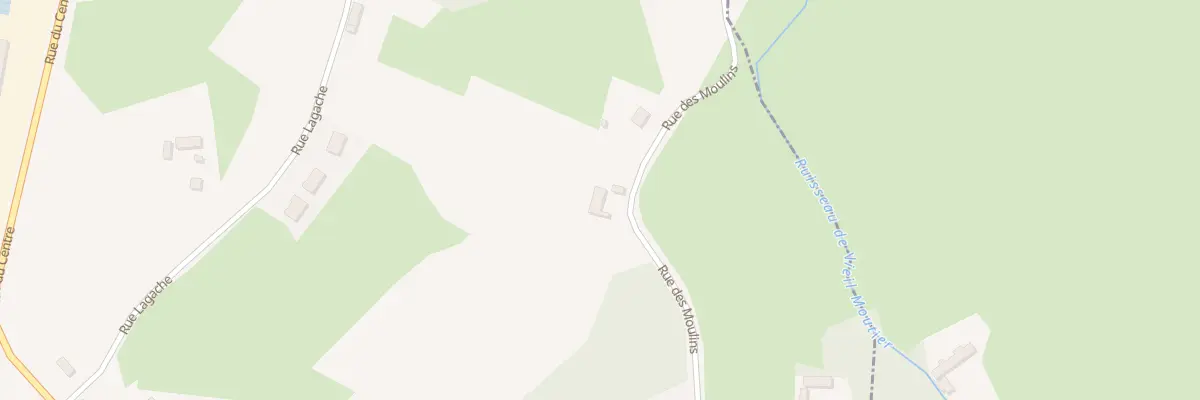 Plan du 33 Rue des Moulins à Vieil-Moutier