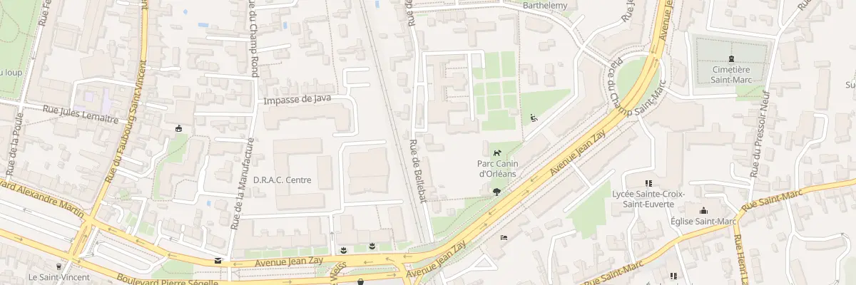 Plan du 56 Rue de Bellebat à Orléans
