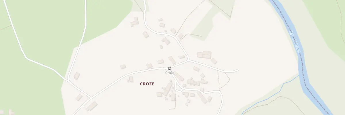 Plan du 33 Croze à Saint-Fiel