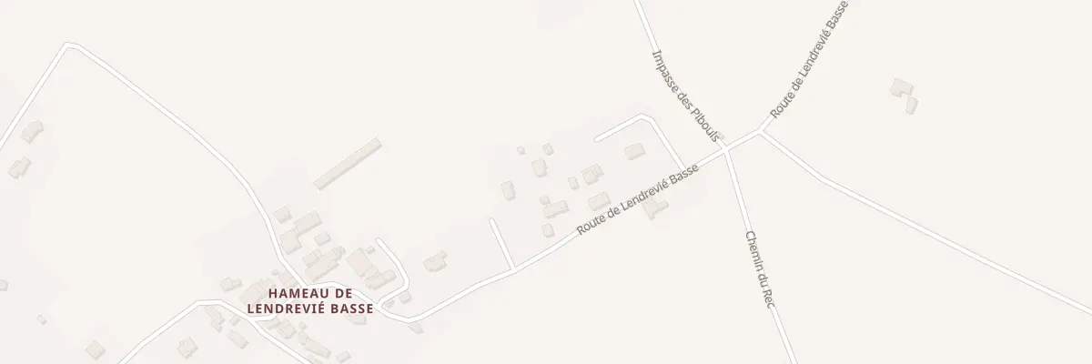 Plan du 389 Rte de Lendrevie Basse à Brens