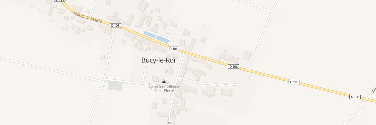 Plan du 1 Rue de l’Eglise à Bucy-le-Roi