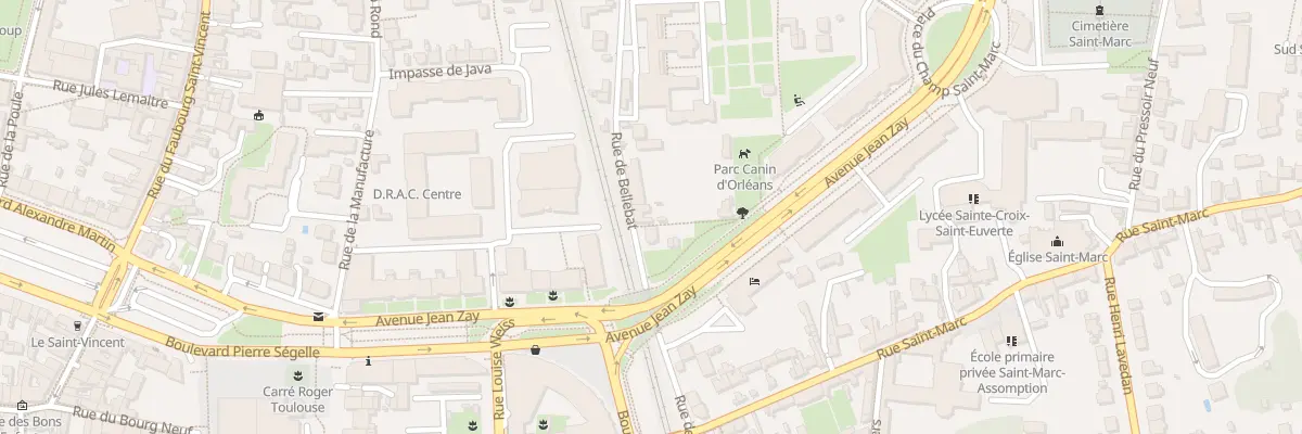 Plan du 52 Rue de Bellebat à Orléans