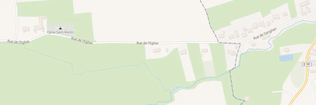 Plan du 5005B Le Grand Pre à Sanghen