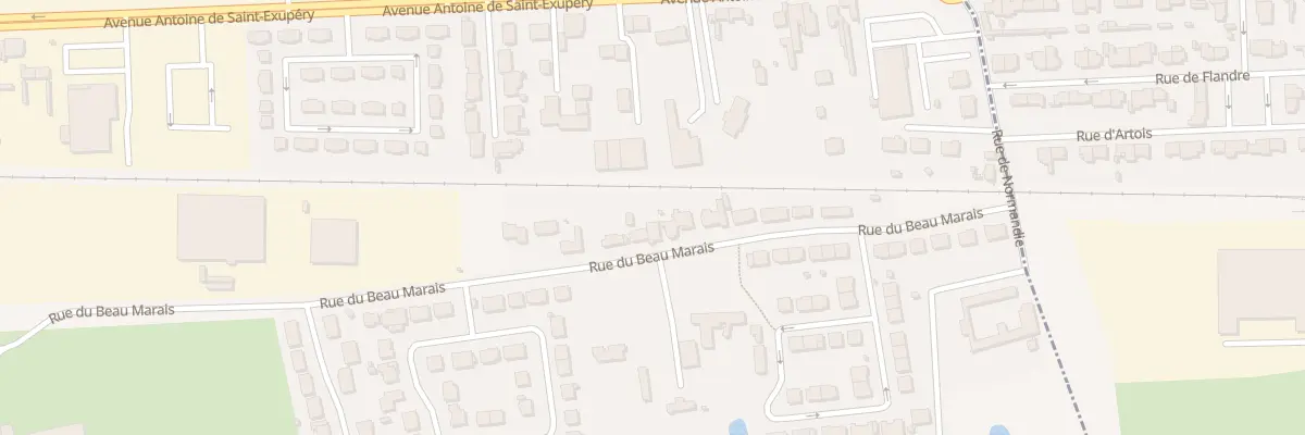 Plan du 2175 Rue du Beau Marais à Calais
