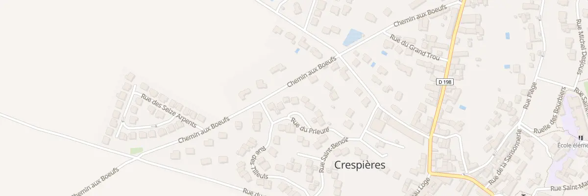 Plan du 10 Rue du Prieuré à Crespières