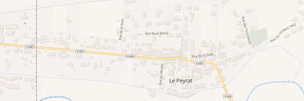 Plan du 30 Gr Grand Rue au Peyrat