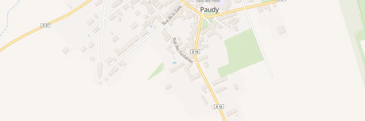 Plan du 18 Rue des Fontaines à Paudy
