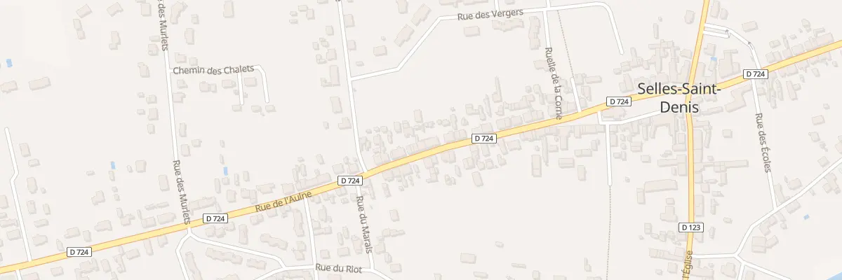 Plan du 44 Rue de l’Aulne à Selles-Saint-Denis