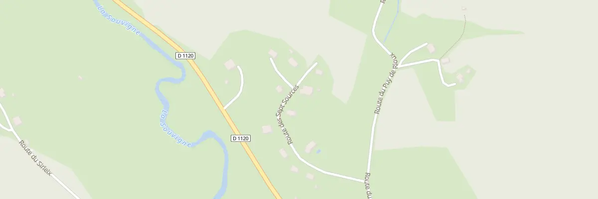 Plan du 6 Rte des Sept Sources à Argentat-sur-Dordogne